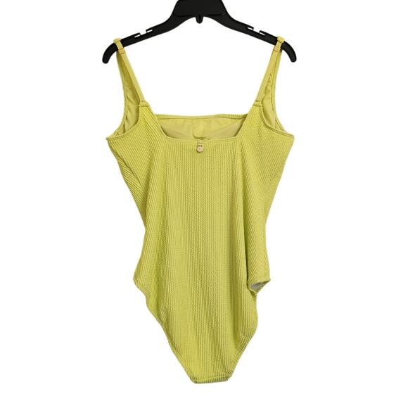 NWT Bleu Rod Beattie Yellow/Lime Green One Piece Swimsuit 12 - Picture 4 of 6